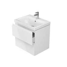 Load image into Gallery viewer, 500 mm White Bathroom Wall Hung Vanity Unit &amp; Ceramic Sink
