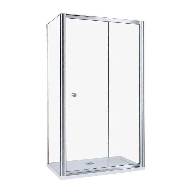 Shower Enclosure Clear Glass Sliding Shower Door