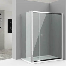 Load image into Gallery viewer, Shower Enclosure Clear Glass Sliding Shower Door
