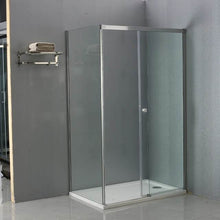 Load image into Gallery viewer, Shower Enclosure Clear Glass Sliding Shower Door
