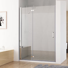 Load image into Gallery viewer, Pivot Shower Door 1200 mm Bathroom Aluminium Frame Glass Chrome Enclosures
