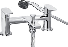 Load image into Gallery viewer, Mixer Bath Filler Tap Set Bathroom Modern Waterfall Chrome Mixer Bath Filler Tap Set Bathroom Modern Waterfall Chrome
