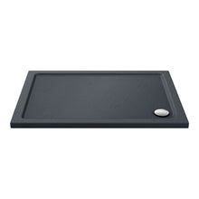 Load image into Gallery viewer, 1200 x 900mm Rectangle Resin Stone Shower Tray Anthracite Finish
