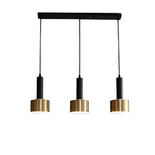Load image into Gallery viewer, 3 Light, Nordic Modern Adjustable Metal Pendant Lighting, Gold and Black Ceiling Chandelier, E27 Hanging Lamp, for Kitchen Island Dining Room Living Room
