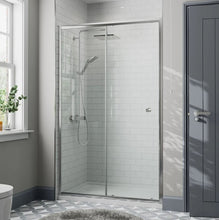 Load image into Gallery viewer, Sliding Shower Door 4mm Glass with 1000x1000mm tray
