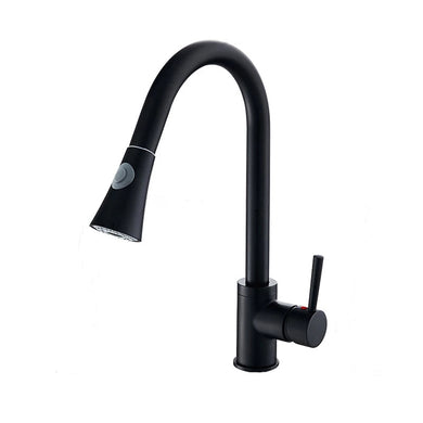 Kitchen Tap Kitchen Tap Black Finish Mixer Tap with Pull Out Hose Monobloc Sink Faucet 360°