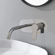 Load image into Gallery viewer, basin mixer taps Waterfall Basin Tap Chrome Finish Mixer Tap Bathroom Single Lever Hot Cold Tap Wall Mounted Tap
