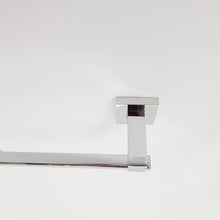 Load image into Gallery viewer, towel holder Bathroom Wall Mounted Modern Towel Holder Chrome Finish Square Accessory Chrome Finish 40cm Length

