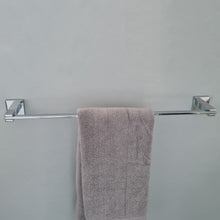 Load image into Gallery viewer, bathroom towel holder Towel Holder Chrome Finish Square Accessory Chrome Finish 40cm Length
