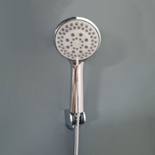 Load image into Gallery viewer, Shower Hand Concealed Rear Wall Round Mixer Head Chrome Valve Round Shower Set
