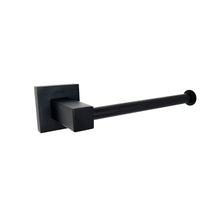 Load image into Gallery viewer, Toilet Roll Holder Black Matt Toilet Roll Holder Bar Toilet Square Accessory
