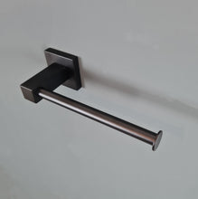 Load image into Gallery viewer, Black Matt Toilet Roll Holder Bar Toilet Square Accessory Black Matt Toilet Roll Holder Bar Toilet Square Accessory
