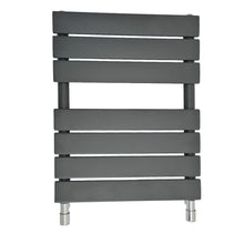 Load image into Gallery viewer, 616 x 500 mm Flat Panel Anthracite/Grey Flat Panel Bathroom Radiator 616x500mm

