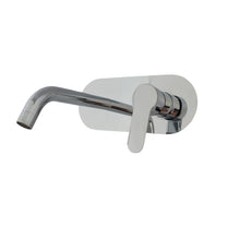 Load image into Gallery viewer, basin mixer tap Waterfall Basin Tap Chrome Finish Mixer Tap Bathroom Single Lever Hot Cold Tap Wall Mounted Tap
