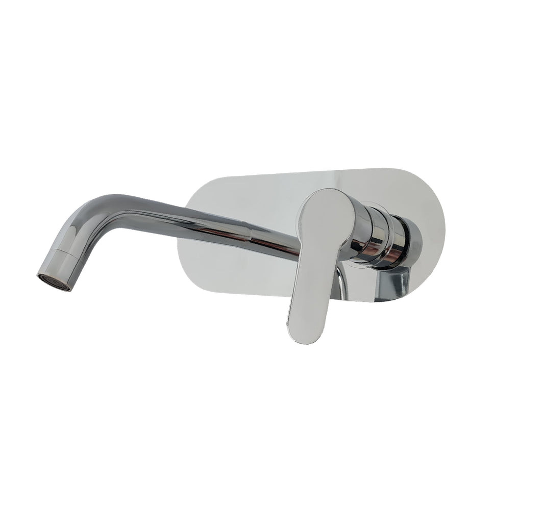 basin mixer tap Waterfall Basin Tap Chrome Finish Mixer Tap Bathroom Single Lever Hot Cold Tap Wall Mounted Tap