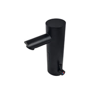 Load image into Gallery viewer, Black Taps For Bathroom Black Finish Waterfall Sensor Black Basin Sink Tap Bathroom Touchless Hot &amp; Cold Water Tap
