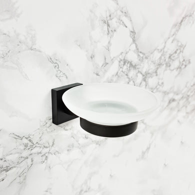  black wall mounted soap holder Soap Holder Black Glass Dish & Holder Modern Designer Bathroom Wall Mounted Accessory