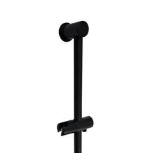Load image into Gallery viewer, Black shower holder rail Black shower rail kit Black hand shower rail Black shower riser rail Holder Shower Rail Riser Kit Slider Soap Bar Holder Black Head Adjustable Set Accessory
