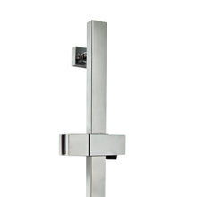 Load image into Gallery viewer, Chrome shower holder rail Chrome shower rail kit Chrome hand shower rail Chrome shower riser rail
