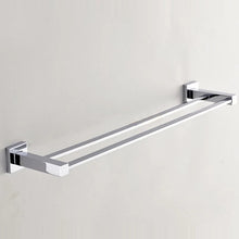 Load image into Gallery viewer, towel holder wall 60cm Double Towel Holder Chrome Wall Mounted Rack Holder Accessory
