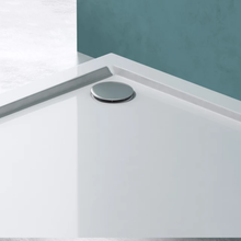 Load image into Gallery viewer, Shower Tray Resin Stone Shower Tray White Finish Rectangle Resin Stone
