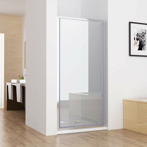 Glass Door 1200 mm Tray Chrome Finish Frame Glass Door And Shower Tray Shower Enclosure