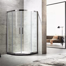Load image into Gallery viewer, Sliding Shower Door  800x800mm Quadrant Shower Enclosure Clear Glass Sliding Shower With Stone Tray
