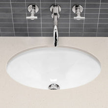 Load image into Gallery viewer, 570 x 400 mm Basin Sink 570 x 400 mm Bathroom Basin Sink Ceramic Undermount Gloss White Finish
