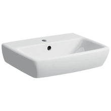 Load image into Gallery viewer, Ceramic Gloss Basin Sink 500 x 430mm Bathroom Basin Sink Ceramic Countertop Rectangular Gloss White Finish
