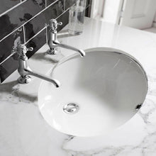 Load image into Gallery viewer, Undermount Basin Sink 570 x 400 mm Bathroom Basin Sink Ceramic Undermount Gloss White Finish
