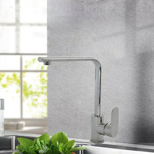 Load image into Gallery viewer, Kitchen Tap Chrome Kitchen Tap Swivel Spout Sink Basin Mixer Tap Square Faucet
