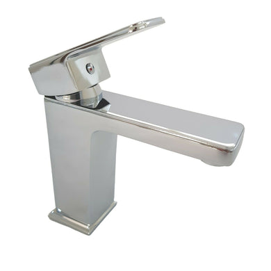 Basin Tap Square Basin Tap Chrome Finish Waterfall Bathroom Sink Taps Basin Mixer Single Tap Brass