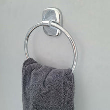 Load image into Gallery viewer, Towel Ring Chrome Bathroom Towel Holder Chrome Finish Wall Mounted Accessory
