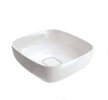 Load image into Gallery viewer, Basin Sink Countertop Basin Sink Countertop Cloakroom Ceramic Bowl Bathroom Square White 400mm
