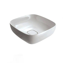 Load image into Gallery viewer, Square 400 mm Basin Sink Countertop Cloakroom Ceramic Bowl Bathroom Square White 400mm
