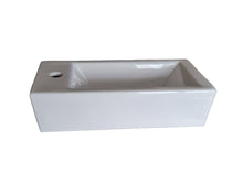 Load image into Gallery viewer, 500 mm Basin Sink 500mm Basin Sink Countertop Ceramic Bathroom Square White

