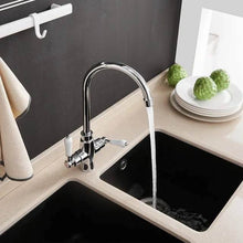 Load image into Gallery viewer, Chrome Kitchen Tap Kitchen tap with ceramic lever handles
