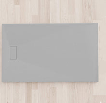 Load image into Gallery viewer, Light Grey Slate Effect Slim Shower Tray Light Grey Slate Effect Slim Shower Tray
