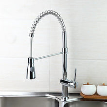 Load image into Gallery viewer, Kitchen Tap Pull Out Down Kitchen Tap Chrome Finish Mono Faucet

