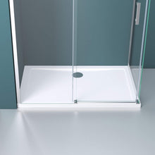 Load image into Gallery viewer, Shower Tray White Finish Rectangle Resin Stone Shower Tray White Finish
