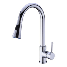 Load image into Gallery viewer, kitchen tap pull out Kitchen Tap Chrome Finish Pull Out Sprayer Handle Mixer Swivel Kitchen Tap
