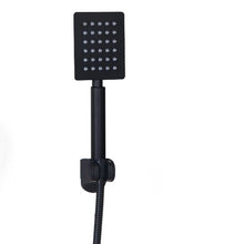 Load image into Gallery viewer, Shower Hand Square Black Matt Handset 1.5m Shower Hose Handset Holder For Bath Mixer Tap
