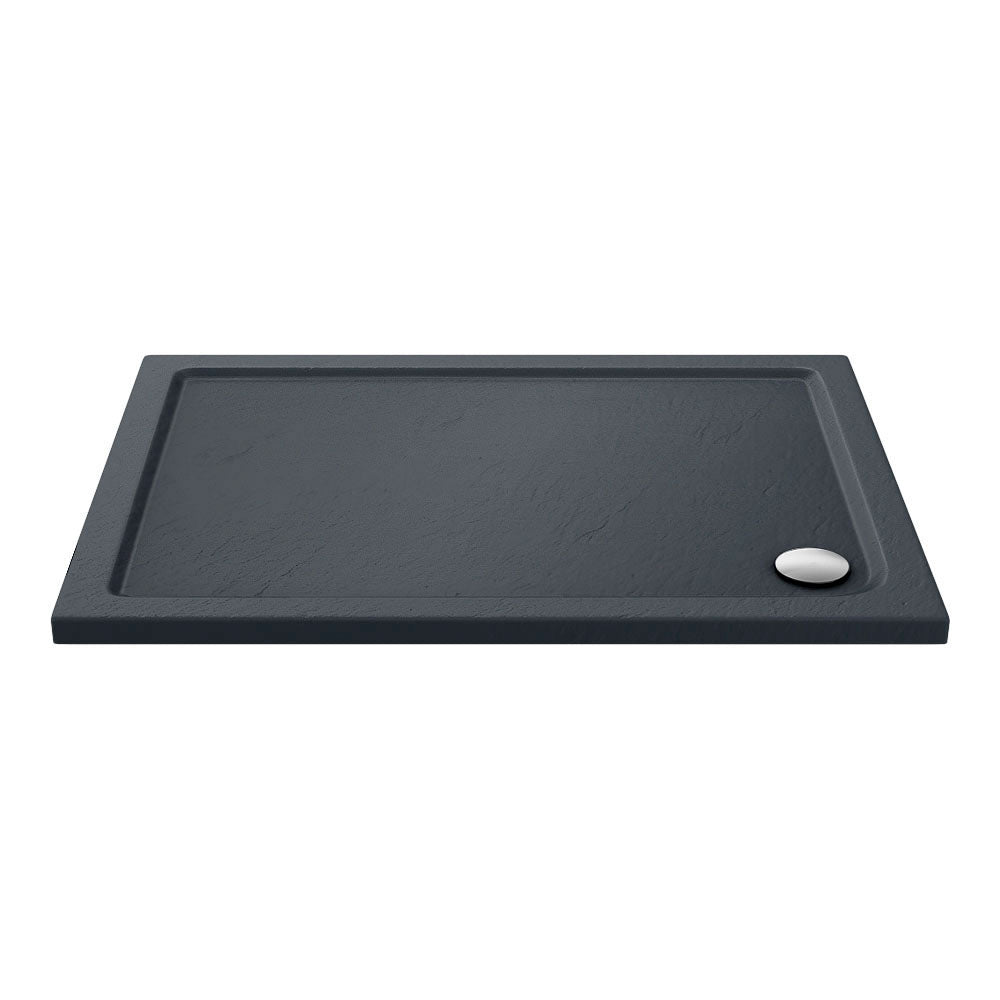 Rectangle Resin Stone Shower Tray Anthracite Finish Rectangle Resin Stone Shower Tray Anthracite Finish