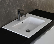 Load image into Gallery viewer, Basin Sink Cloakroom Basin Sink Worktop Countertop Cloakroom Ceramic Bathroom White 600x360mm
