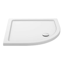 Load image into Gallery viewer, Offset Quadrant and Quadrant Resin Stone Shower Tray White Finish Offset Quadrant and Quadrant Resin Stone Shower Tray White Finish
