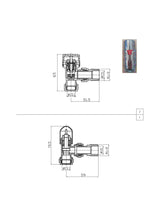 Load image into Gallery viewer, Radiator Valve 15 mm Pair
