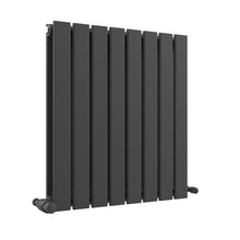 Load image into Gallery viewer, Double Radiator Anthracite 600x546mm Horizontal Slimline Double Radiator Anthracite 600x546mm
