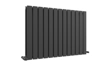 Load image into Gallery viewer, Double Radiator Anthracite 600x886mm Horizontal Slimline Double Radiator Anthracite 600x886mm
