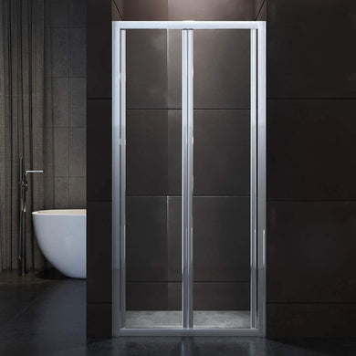  Bi-Fold Shower Door1100 mm Bi-Fold Shower Door Enclosure with Tray