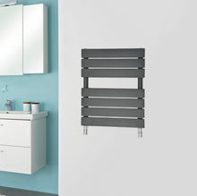 Load image into Gallery viewer, Bathroom Flat Panel 616 x 500 mm Anthracite/Grey Flat Panel Bathroom Radiator 616x500mm
